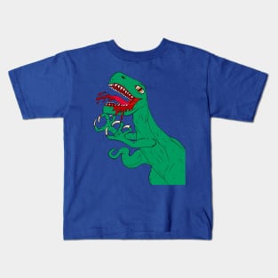 Vicious Velociraptor Raptor Kids T-Shirt